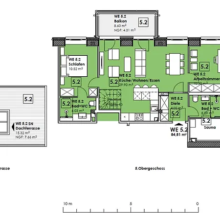Prora - Malanya Dachterrasse * Binz