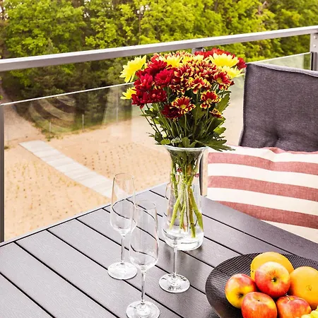 Prora - Mit Meerblick - Malanya Dachterrasse شقة *