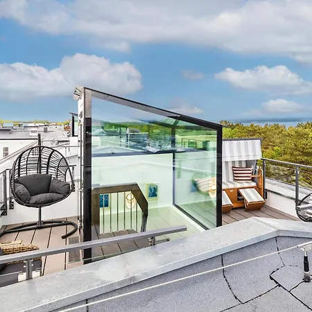 Prora - Mit Meerblick - Malanya Dachterrasse * بينز